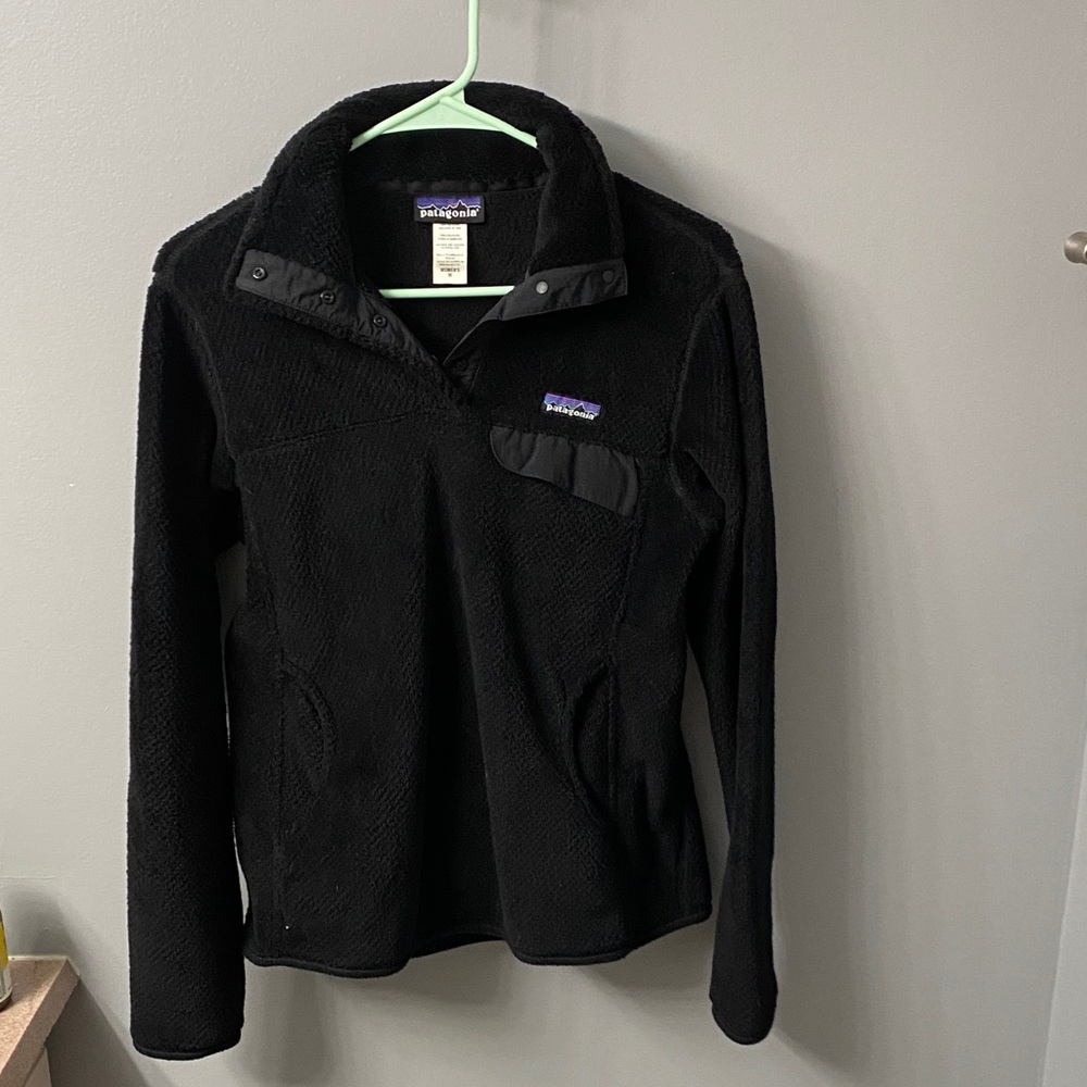 Patagonia Black Snap-T Fleece Jacket